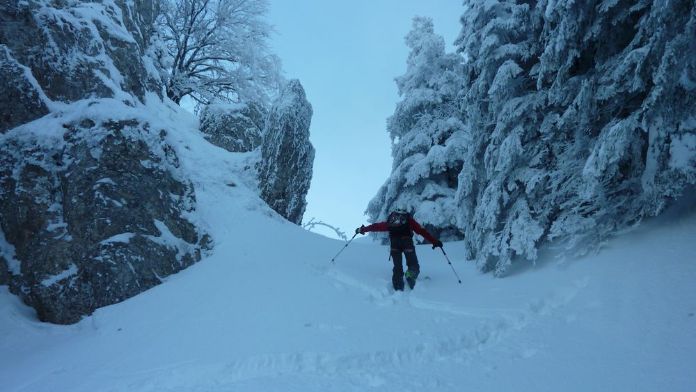 #16 Le Collet : on en aura brasser des tonnes de neige pour remonter ici !!! Le Collet : on en aura brasser des tonnes de neige pour remonter ici !!!