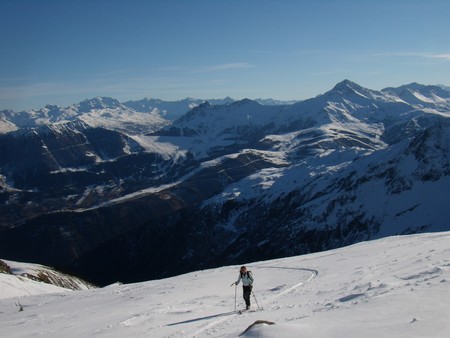#2 Pointe de Combe Bronsin : Val à quelques emcablures du sommet. Pointe de Combe Bronsin : Val à quelques emcablures du sommet.