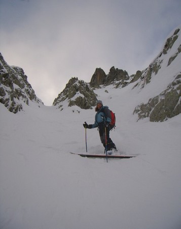 #3 Pointe de Combe Bronsin : Dans la partie basse du couloir. Pointe de Combe Bronsin : Dans la partie basse du couloir.