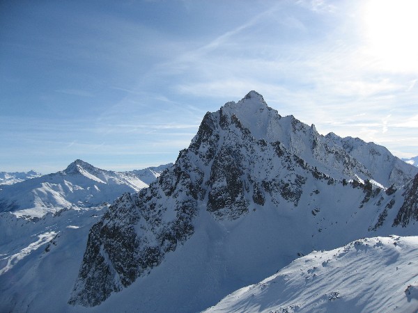 #3 Face Nord Pic du Rognolet : Vue sur le couloir Nord du Rognolet depuis les Frettes ... C Face Nord Pic du Rognolet : Vue sur le couloir Nord du Rognolet depuis les Frettes ... C'est pas encore assez garni surtout sur le haut ...