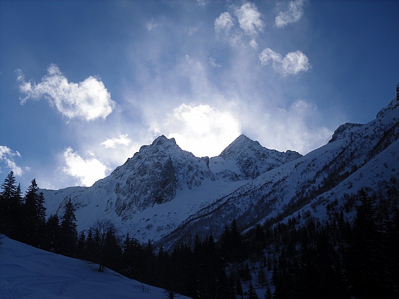 Aiguille Michel : Belle lumière ce matin