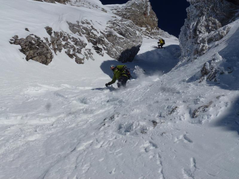 #6 L L'Etale, pointe Sud ,couloir W : Mathieu et Jlp