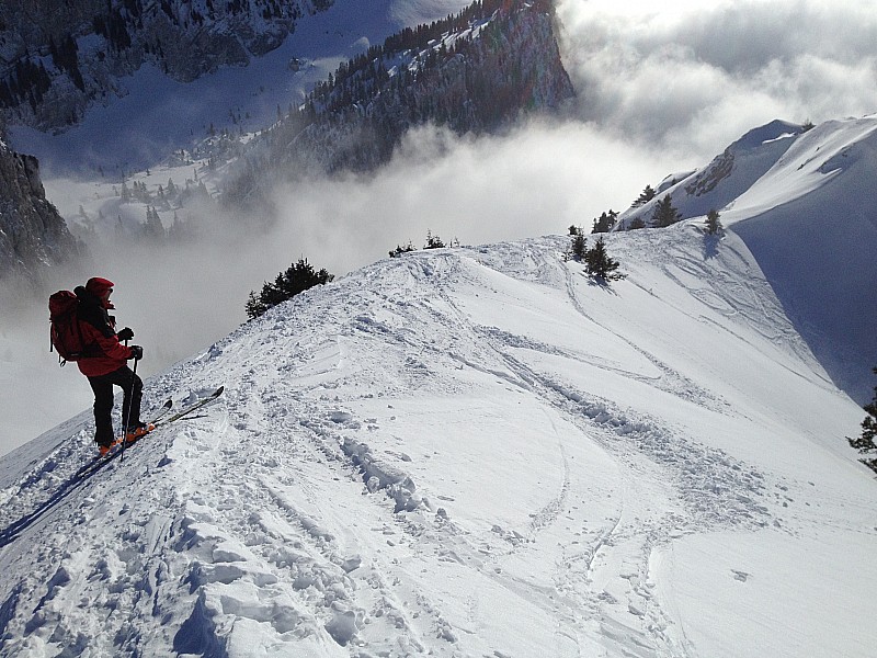 #4 couloir !!!! : Philippe en haut du couloir avant de basculer couloir !!!! : Philippe en haut du couloir avant de basculer