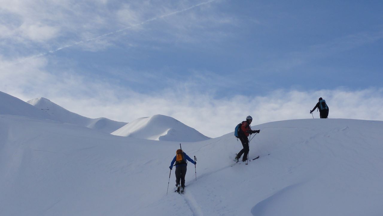 col sous pointe Chatel : facile