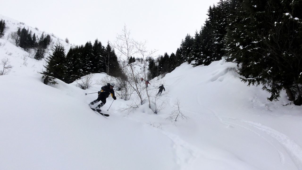 Danny : partie basse de la descente, tip top