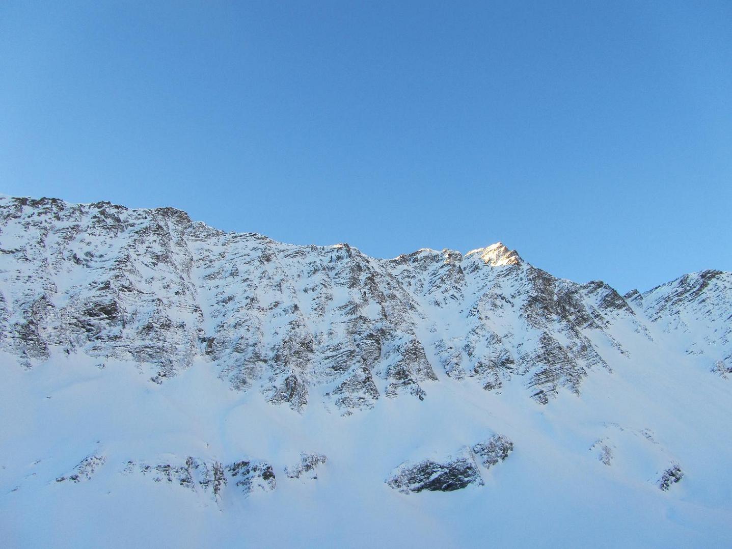#1 Aiguille d Aiguille d'Argentière : Pour info un petit aperçu du couloir NE