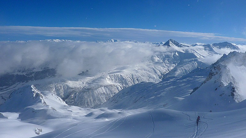 #21 Panorama dans le rétroviseur : Direction l Panorama dans le rétroviseur : Direction l'Antécime du Rognolet