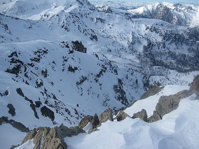 #15 Cime de Belletz : Vue du Sommet côté vallon de Molière Cime de Belletz : Vue du Sommet côté vallon de Molière