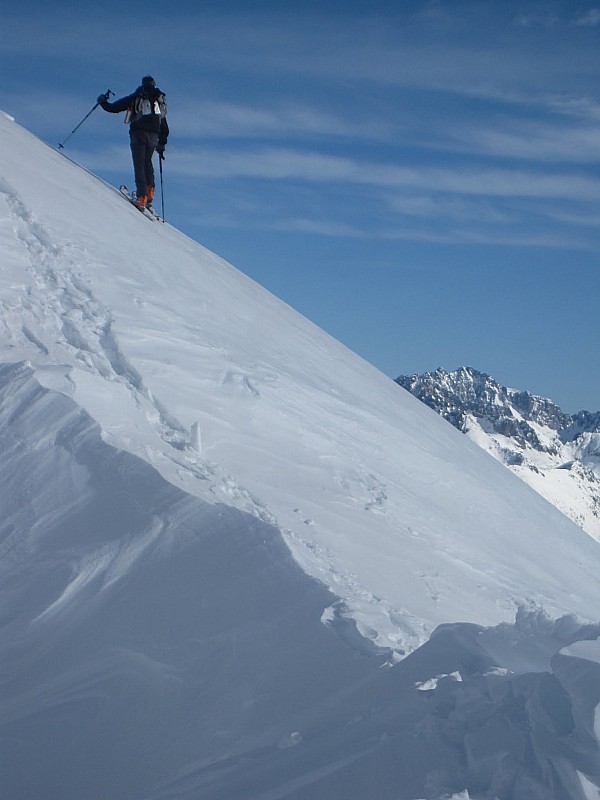 #10 Cime de Belletz : Sur l Cime de Belletz : Sur l'arrrête vers le sommet