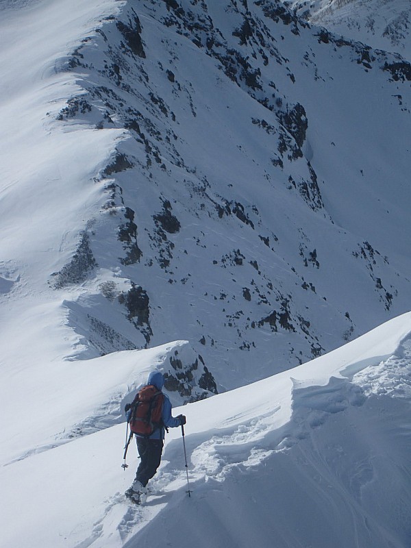#17 Cime de Belletz : descente du sommet Cime de Belletz : descente du sommet