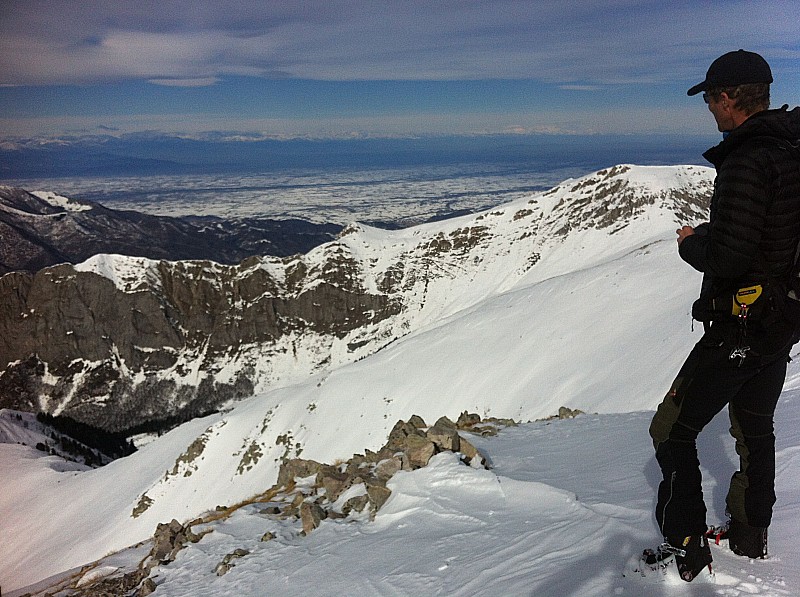 #8 elle était belle cette crête : et la plaine du Pô enneigée elle était belle cette crête : et la plaine du Pô enneigée