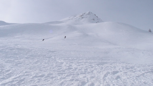 #5 on peut choisir sa trace : bonne neige dans la partie supérieure on peut choisir sa trace : bonne neige dans la partie supérieure