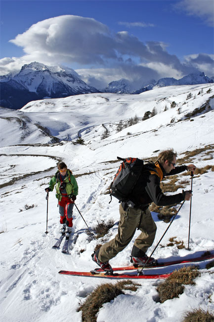 Grandes Arpilles : Le telemark revient à la mode ;o)