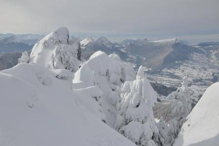 #8 Le sommet : l Le sommet : l'aute coté le 14/02/2012 avec le soleil