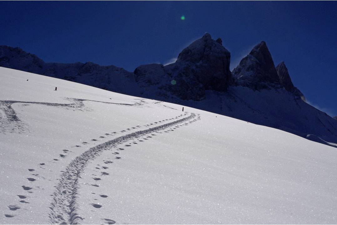 #1 Merci au traceur : Un traceur anonyme me conduit sur l Merci au traceur : Un traceur anonyme me conduit sur l'itinéraire de l'épaule de Montplat, par un sens de l'itinéraire affirmé... confort d'être suiveur