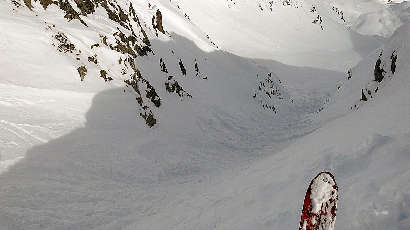 #6 Départ du couloir : 50m sous le sommet Départ du couloir : 50m sous le sommet