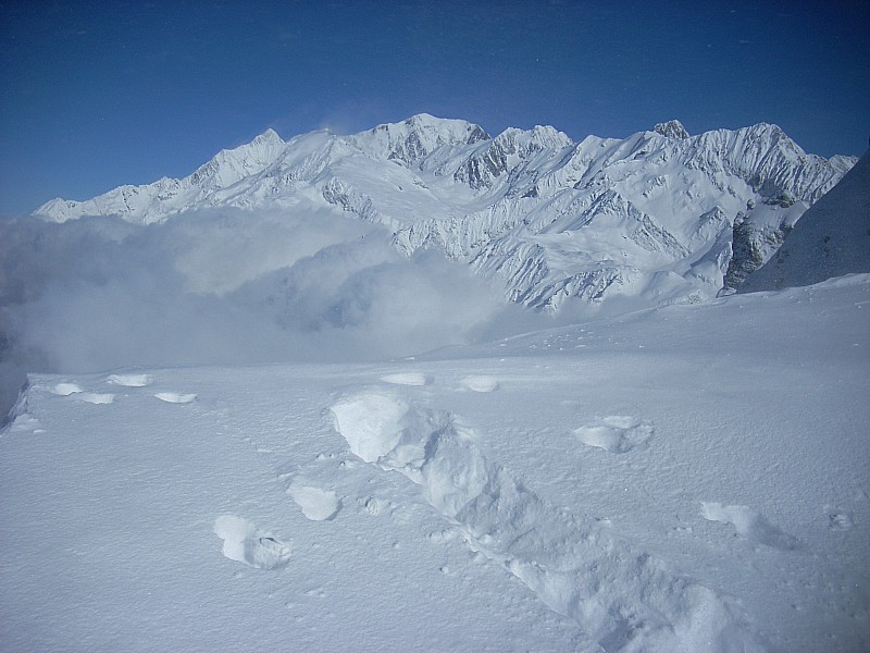 Le massif du Mont Blanc : vu depuis le Col de la Cicle
