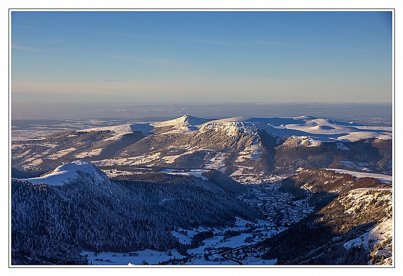 #1 Mont-Dore et banne d Mont-Dore et banne d'Ordanche : Belle vue sur le Mont-Dore depuis le sommet de Cacadogne