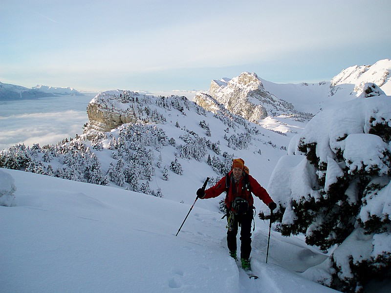 #4 Traversée vers le Nord : On laisse l Traversée vers le Nord : On laisse l'Aulp du Seuil derrière nous.