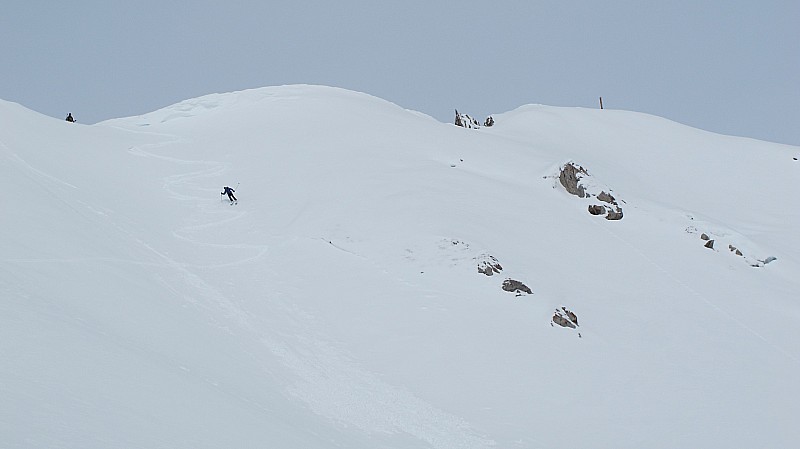 #10 Sous la Croix de Bagnaz : Quelques dizaines de mètres pas excellent Sous la Croix de Bagnaz : Quelques dizaines de mètres pas excellent
