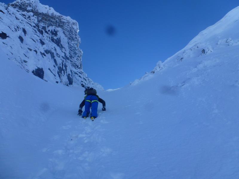 #13 Aiguille croche Face N : dernière ligne droite Aiguille croche Face N : dernière ligne droite