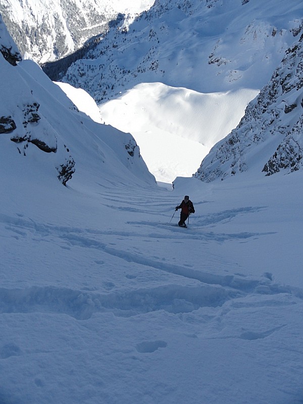 Barlet couloir E : Encore du tricot... on aime ça !!