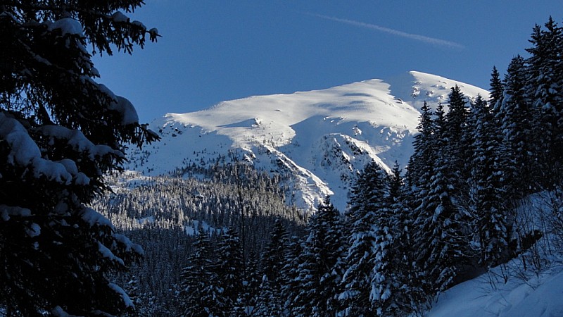 Barlet couloir E : Vision surnaturelle du Jas des Lièvres