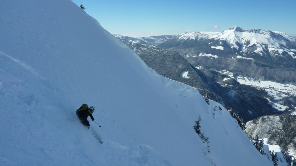 #26 MaudC : dans le haut du couloir de Claret MaudC : dans le haut du couloir de Claret