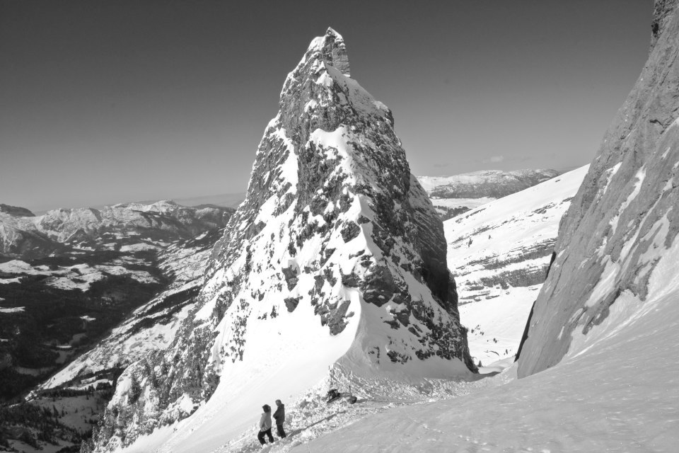 #5 Au dessus du couloir : Au croisement du Coillu et de Chauchefoin ! Au dessus du couloir : Au croisement du Coillu et de Chauchefoin !