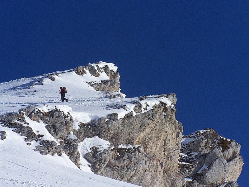 #5 Mont Colombier : L Mont Colombier : L'arête N du Mont Colombier.