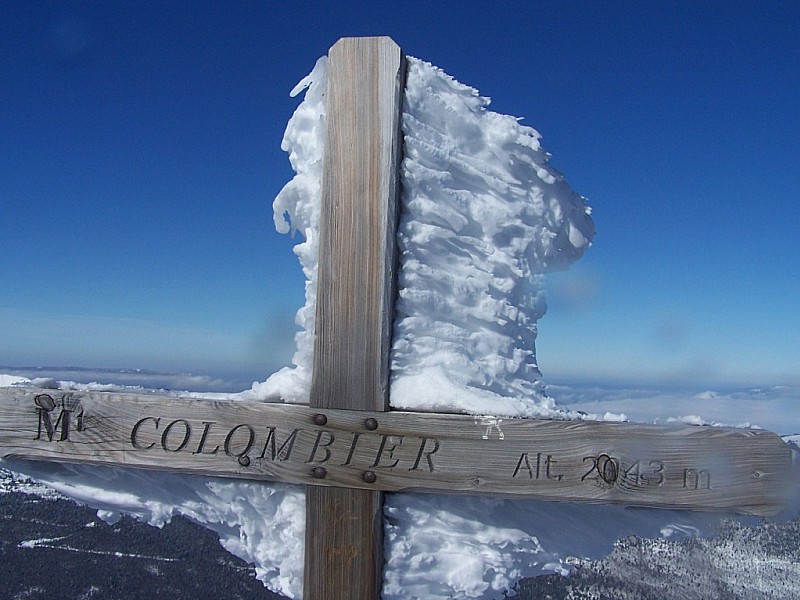 #7 Mont Colombier : C Mont Colombier : C'est ecris dessus!