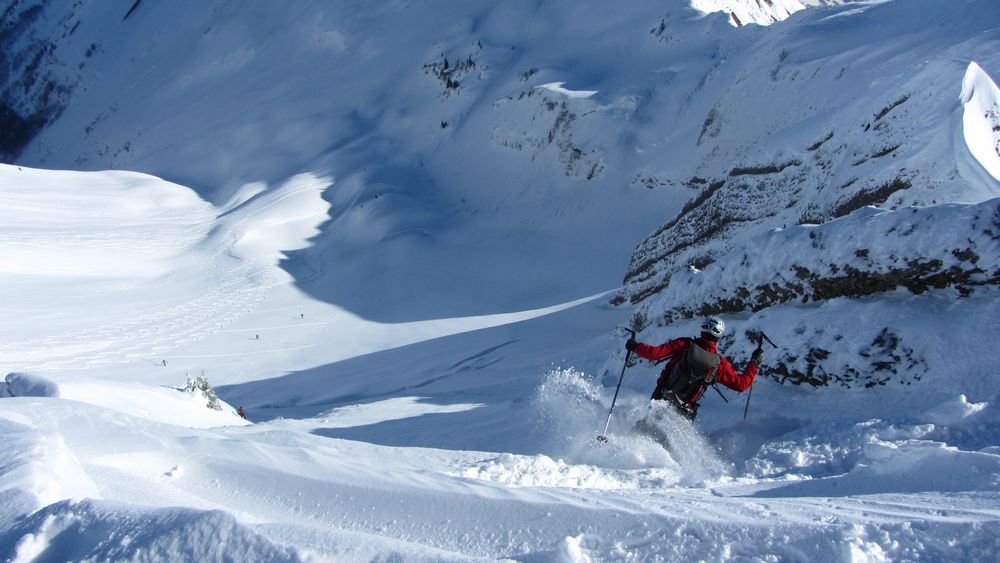 #9 le couloir NE direct va s le couloir NE direct va s'averer etre un mauvais choix !!! en tout cas sur le haut...