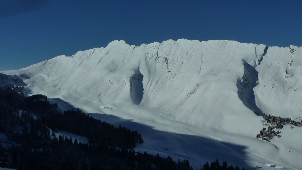 #2 Dent d Dent d'Arclusaz : le pan de rideau était le spot d'hier