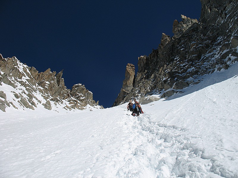 #13 Brèche Puiseux : 1er tiers du couloir Brèche Puiseux : 1er tiers du couloir