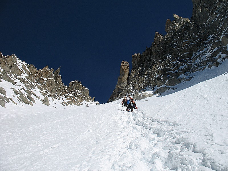 Brèche Puiseux : 1er tiers du couloir