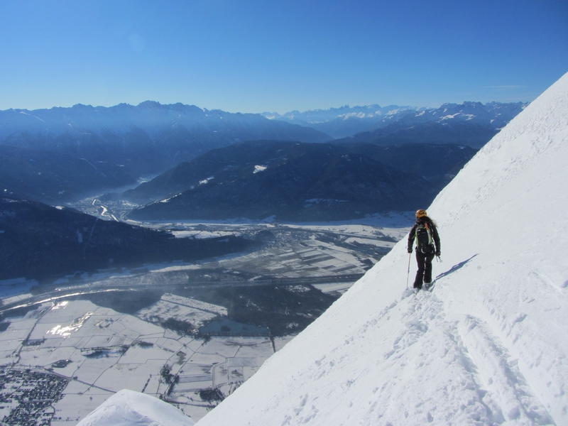 Pointe des Arces : La combe de Savoie à ses pieds.