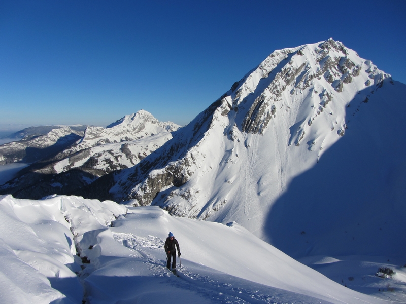 Pointe des Arces : Montée tranquille par la voie normale.