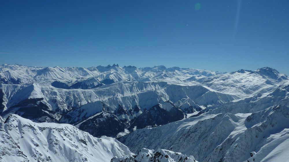 Panorama 5* : Aiguilles d'Arves, Meije, Etendard... et tant d'autres !