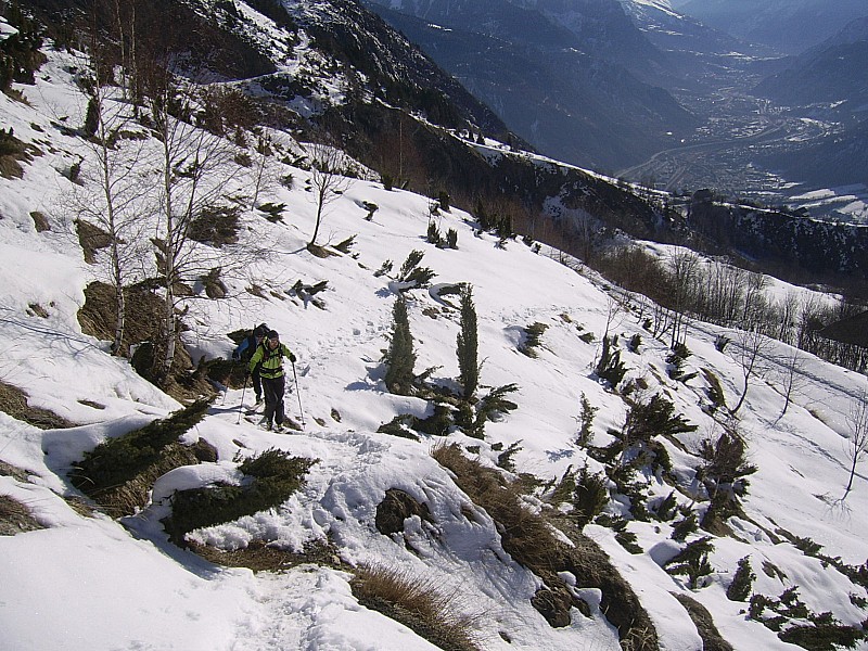 #2 au départ : neige bien dure au départ : neige bien dure