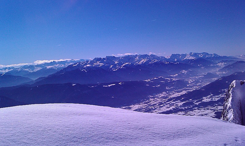 #5 Sommet : aiguilles d Sommet : aiguilles d'Arves au loin ...