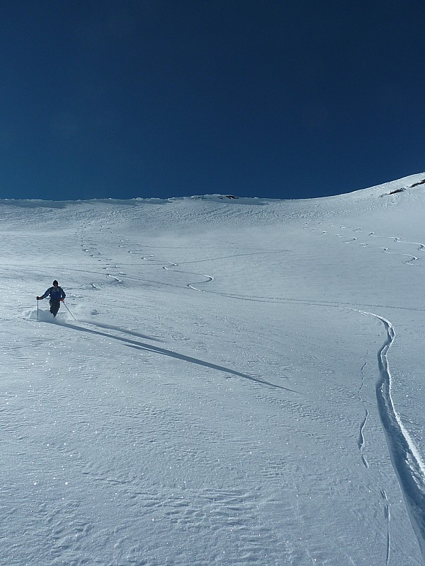 #5 Haut de la descente : super neige Haut de la descente : super neige
