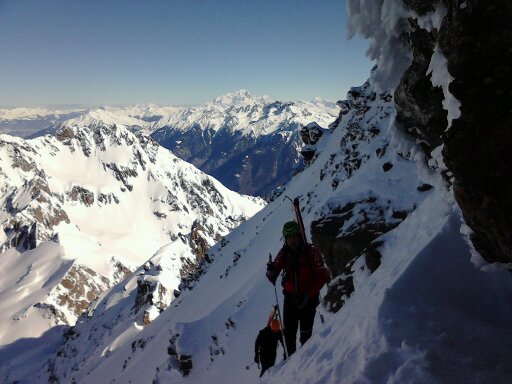 #4 Gd Miceau et Mt Blanc : Tibougnat et Mathieu dans la partie finale Gd Miceau et Mt Blanc : Tibougnat et Mathieu dans la partie finale