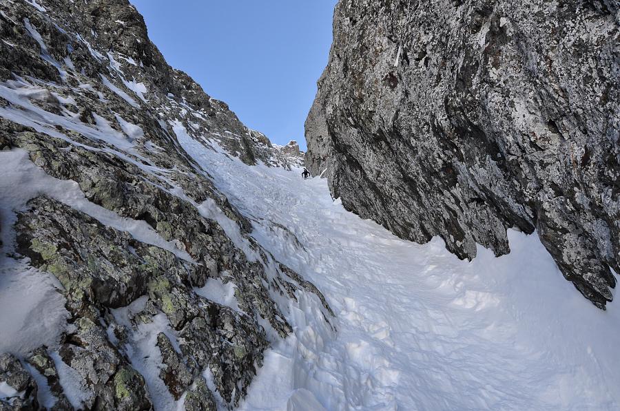 #1 Amet rouge couloir en S : Première étroiture Amet rouge couloir en S : Première étroiture