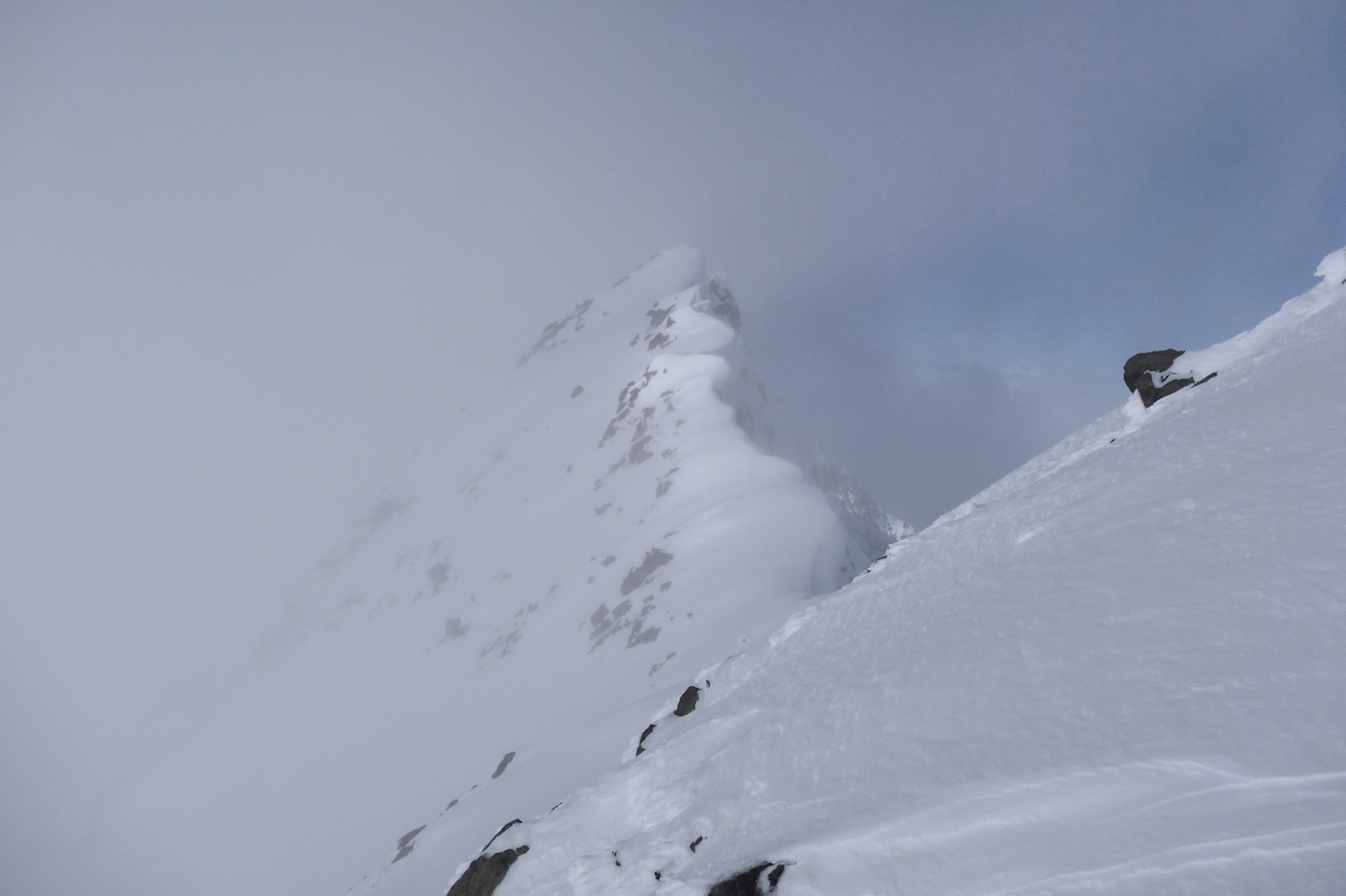 #21 Vers le nord-est : L Vers le nord-est : L'arête Grand-Bec - Pointe du Vallonnet.