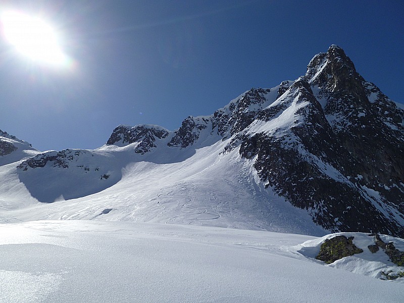 #3 Col du Mouchillon : Le col et le petit couloir Col du Mouchillon : Le col et le petit couloir