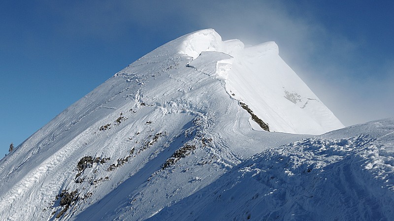 #2 Tete de l Tete de l'aulp : Arrête sommitale que je ferais à pieds (pas besoin de crampons)
