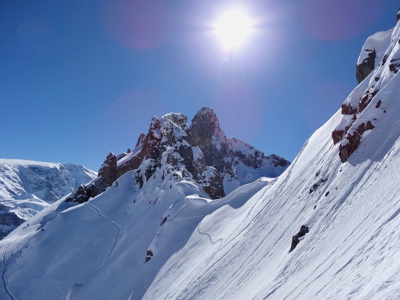#12 Col du Biol : A l Col du Biol : A l'amorce d'une superbe descente.