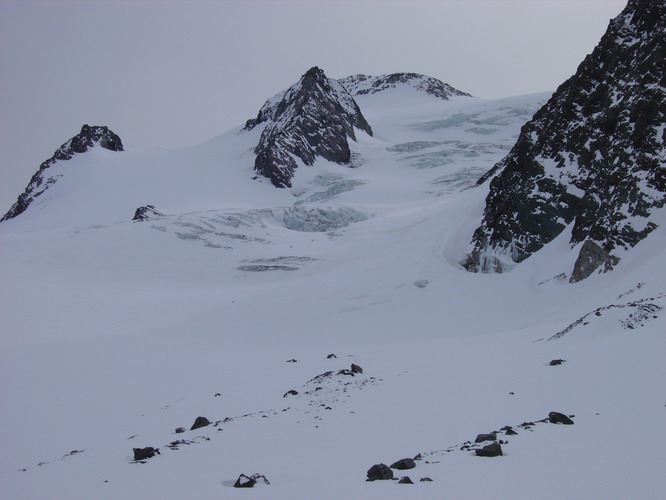 glacier de Gébroulaz : vue du glacier pas tres loin de la remontée vers le col du borgne