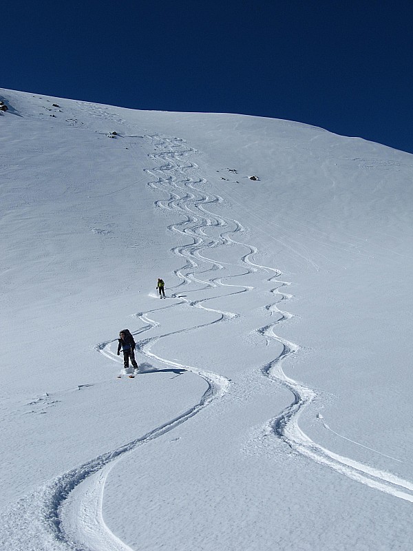 #2 Descente sous le : point 2713m. Descente sous le : point 2713m.