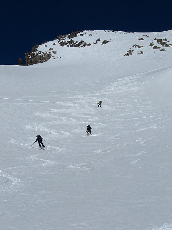 #14 Début de la longue : descente par le Lac Blanc. Début de la longue : descente par le Lac Blanc.